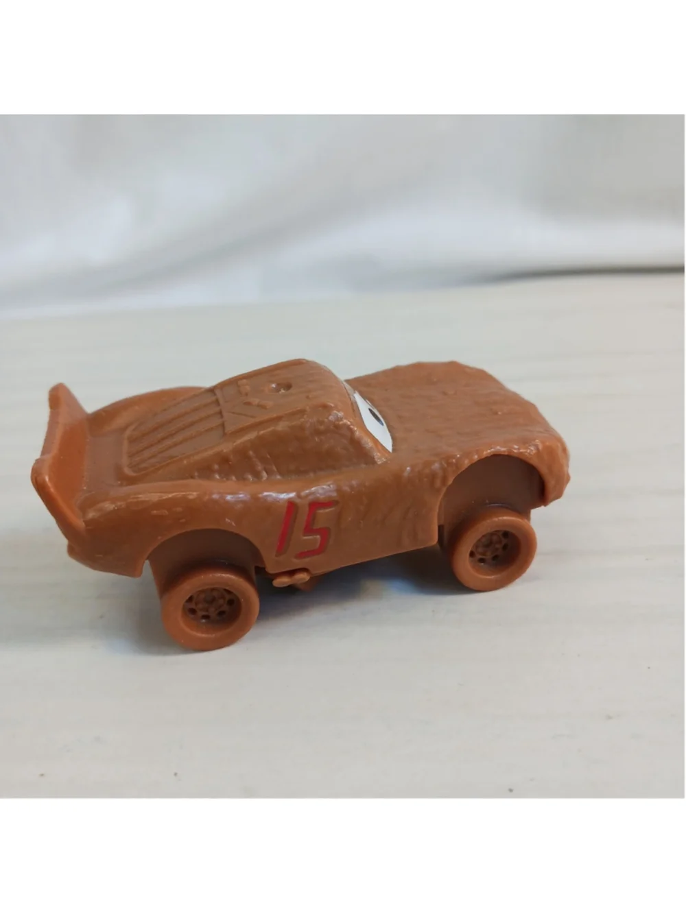 Disney Pixar Cars Lightning Mcqueen Chester Whipplefilter Muddy Brown Figure
